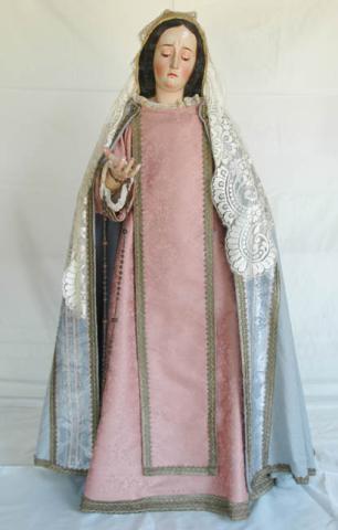 Primera imagen del registro Virgen del Rosario con el Niño Jesús