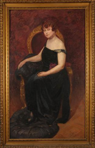 Primera imagen del registro Retrato de Rosa Ester Rodríguez Velasco de Alessandri