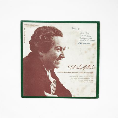 Primera imagen del registro Gabriela Mistral reading her own poetry