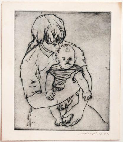 Primera imagen del registro Madre sentada con niño