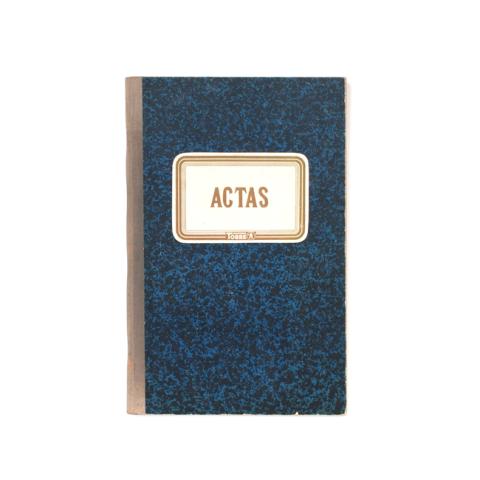 Primera imagen del registro Libro de actas