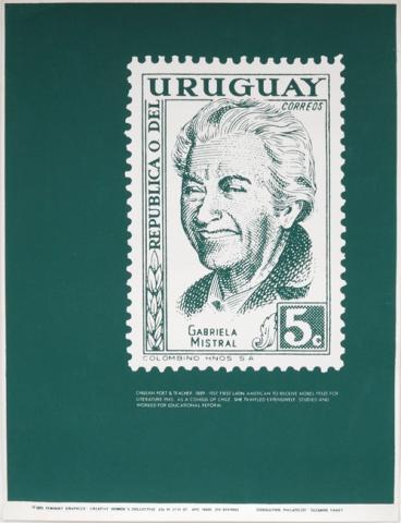 Primera imagen del registro Estampilla en Honor a Gabriela Mistral