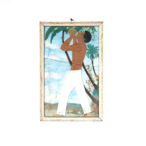 Primera imagen del registro Hombre con palmeras