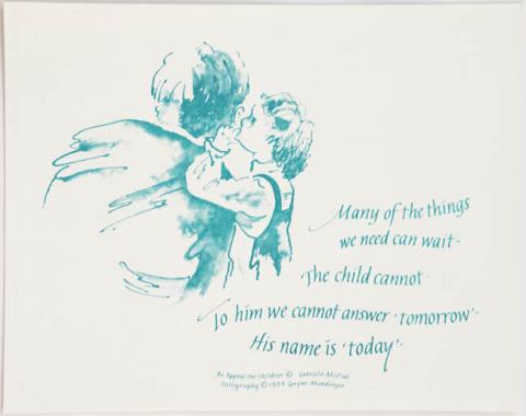 Primera imagen del registro Many of the things we need can wait