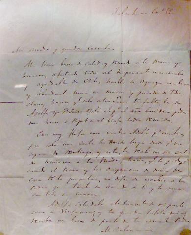 Primera imagen del registro Carta a Carmela Bulnes Pinto