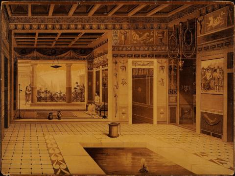 Primera imagen del registro Casa de un poeta en Pompeya