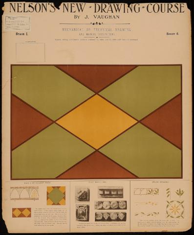 Primera imagen del registro Square oblong, and border patterns