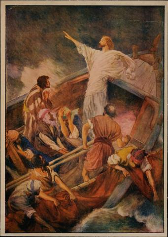 Primera imagen del registro Jesús detiene la tempestad