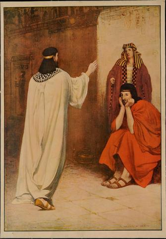 Primera imagen del registro José en Egipto