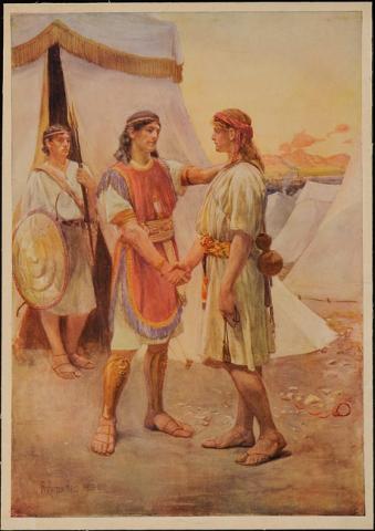 Primera imagen del registro David y Jonatán