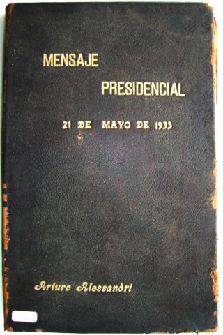 Primera imagen del registro Mensaje Presidencial