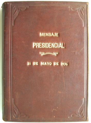 Primera imagen del registro Mensaje Presidencial