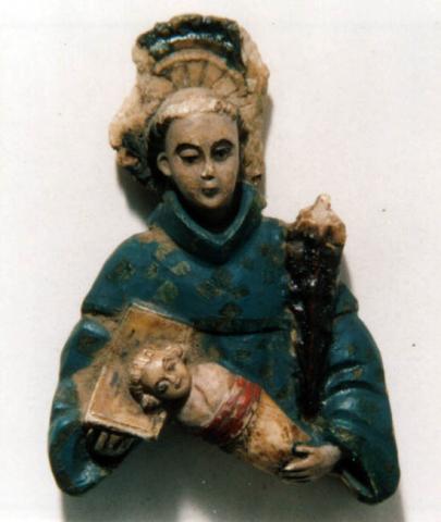Primera imagen del registro San Antonio de Padua con el niño Jesús