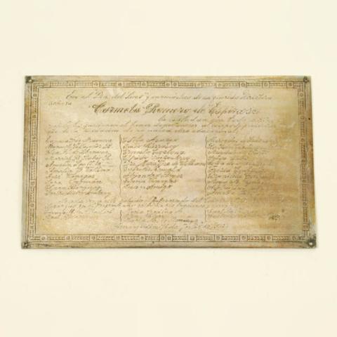 Primera imagen del registro Placa