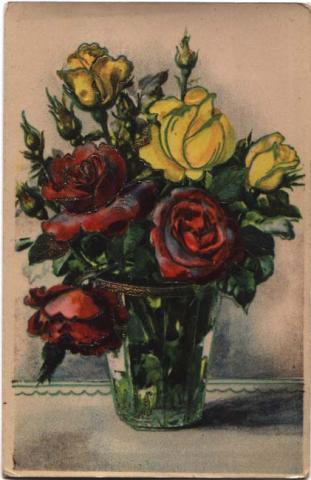 Primera imagen del registro Florero con rosas
