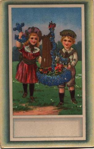 Primera imagen del registro Pareja de Niños con Corona de Flores