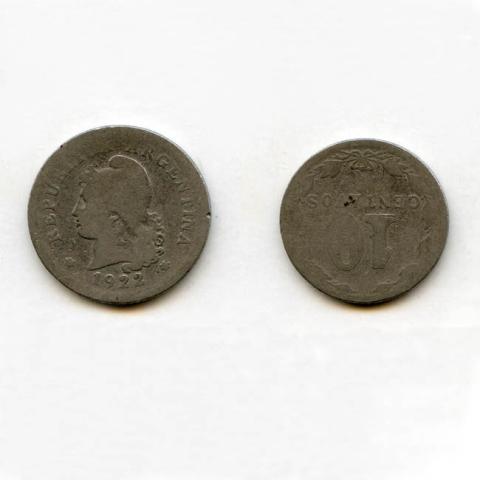 Primera imagen del registro 10 centavos 1922