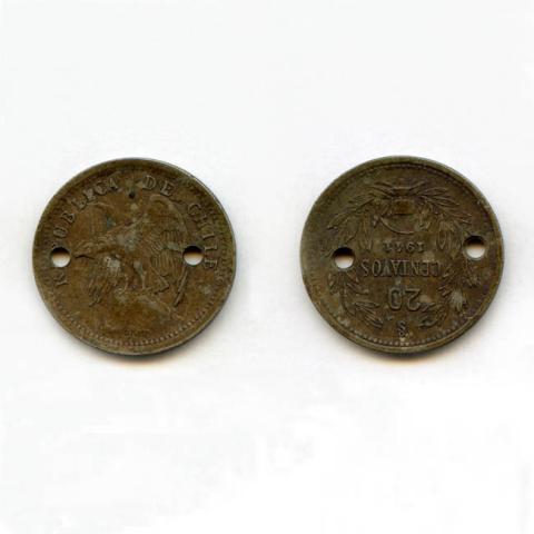 Primera imagen del registro 20 centavos 1941