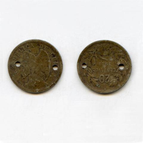 Primera imagen del registro 20 centavos 1923