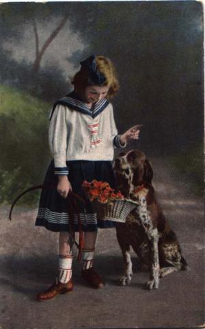Primera imagen del registro Niña con Perro