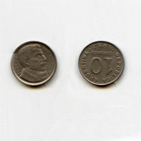 Primera imagen del registro 10 centavos 1952