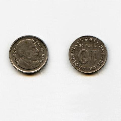 Primera imagen del registro 10 centavos 1955