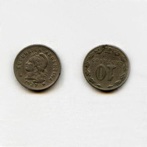 Primera imagen del registro 10 centavos 1937
