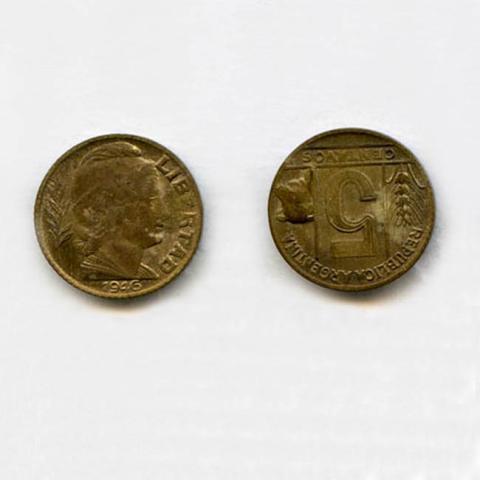 Primera imagen del registro 5 centavos 1946
