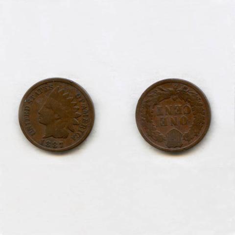 Primera imagen del registro One cent 1887