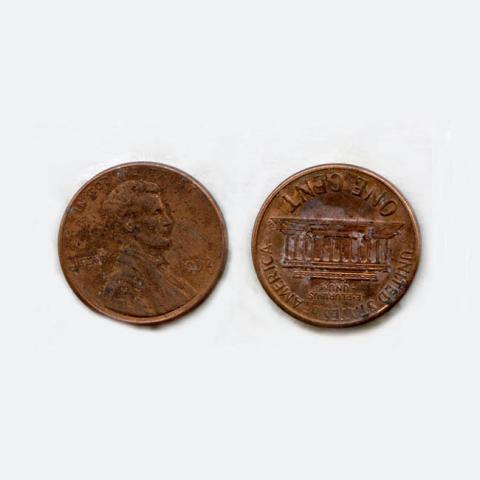 Primera imagen del registro One cent