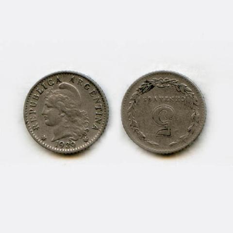 Primera imagen del registro 5 centavos 1939