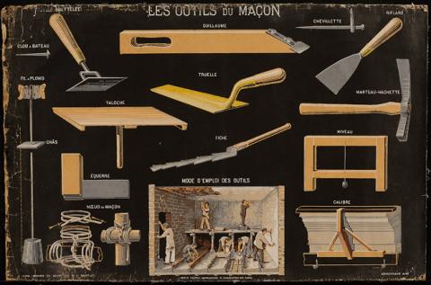 Primera imagen del registro Les outils des macon