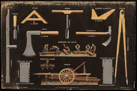 Primera imagen del registro Les outils du Charpentier