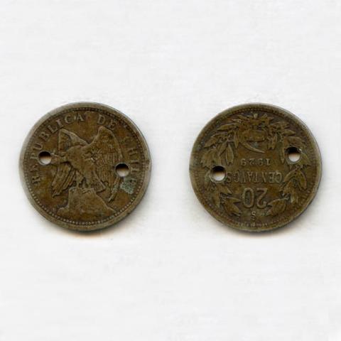 Primera imagen del registro 20 centavos 1929