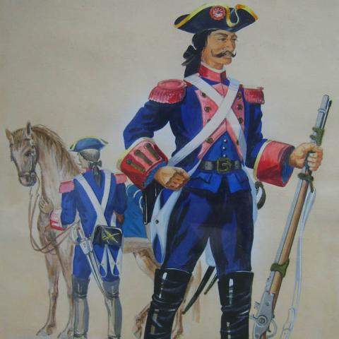 Primera imagen del registro Soldado del batallón Dragones de la Frontera