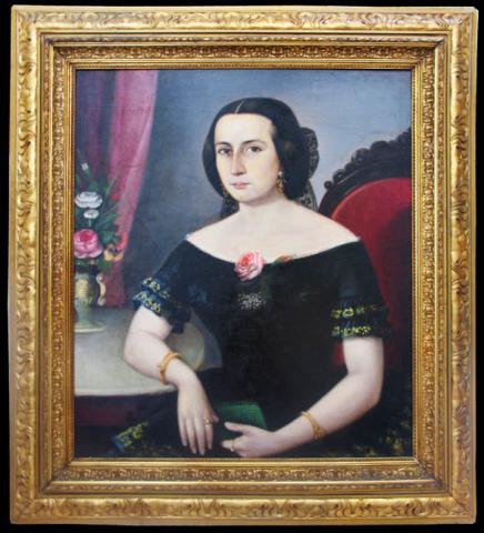 Primera imagen del registro Retrato de Mercedes Ceballos de Cortés Monroy
