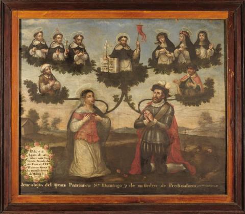Primera imagen del registro Genealogía de Santo Domingo de Guzmán