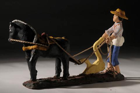 Primera imagen del registro Campesino arando