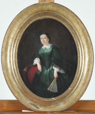 Primera imagen del registro Retrato de dama con vestido verde