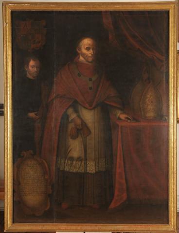 Primera imagen del registro Retrato del Obispo Alonso del Pozo y Silva