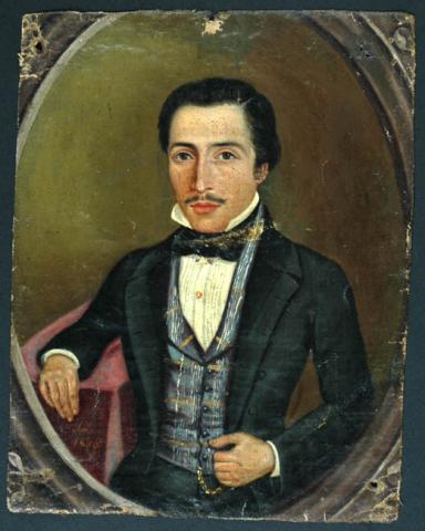 Primera imagen del registro Retrato de Nicolás Cáceres Mendoza