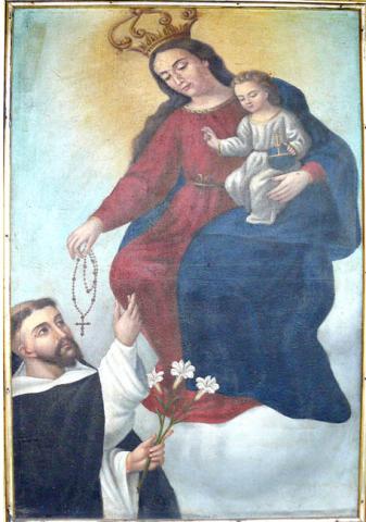 Primera imagen del registro Virgen del Rosario y Santo Domingo