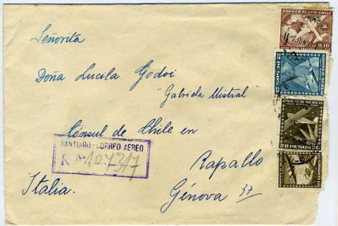 Primera imagen del registro Sobre de María del Carmen Bravari Lazo