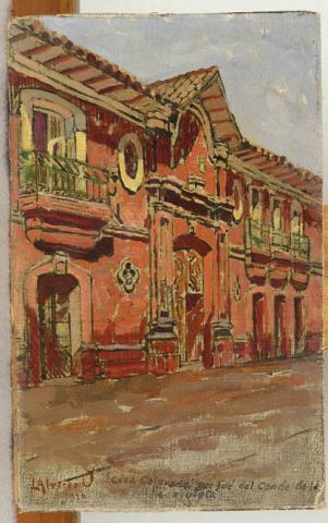 Primera imagen del registro Casa Colorada que fue del Conde de la Conquista
