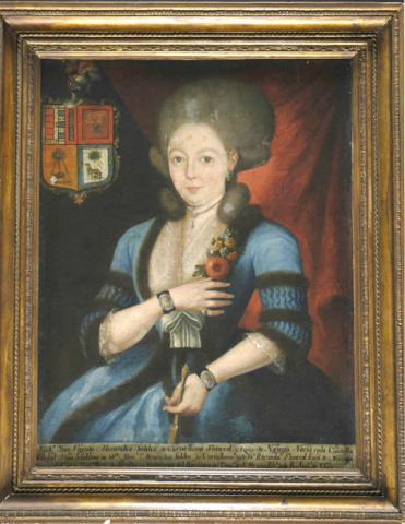 Primera imagen del registro Retrato de Doña Inés Vicenta Menéndez Valdés de Cornellana