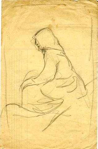 Primera imagen del registro Croquis de figura femenina