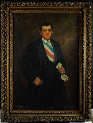 Primera imagen del registro Retrato de Don Arturo Alessandri Palma