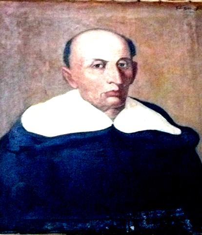Primera imagen del registro Retrato del prior fray Francisco Alvárez, 1837-1854.
