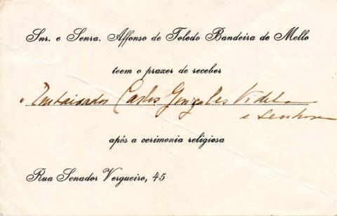 Primera imagen del registro Invitación a ceremonia religiosa