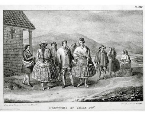 Primera imagen del registro Costumes of Chili 1786